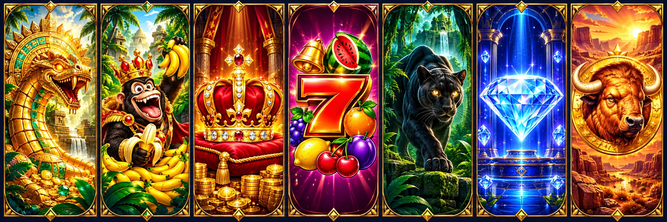 Illustrazione originale dei giochi jackpot